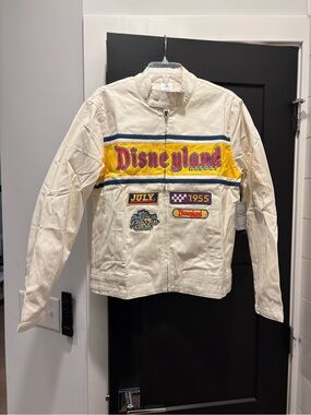 Disneyland 1955 Racing Jacket Coat Small NWT Adult Disney Parks Racing Bomber
